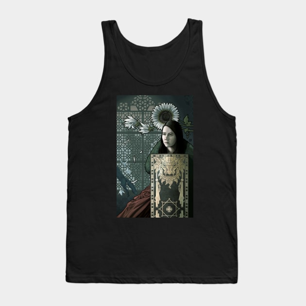 Fox chasing birds Tank Top by paintedmonk